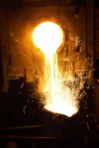 Metal Cast Pouring